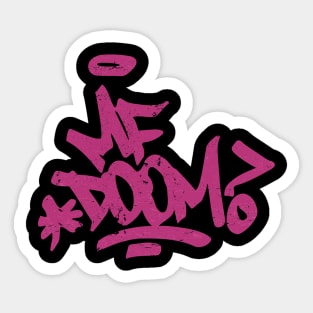 mf doom dusty Sticker